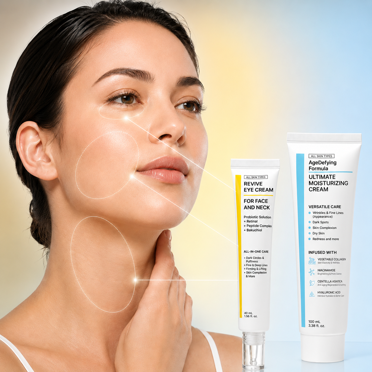 AgeDefyingFormula Cream and Revive Eye Cream Bundle