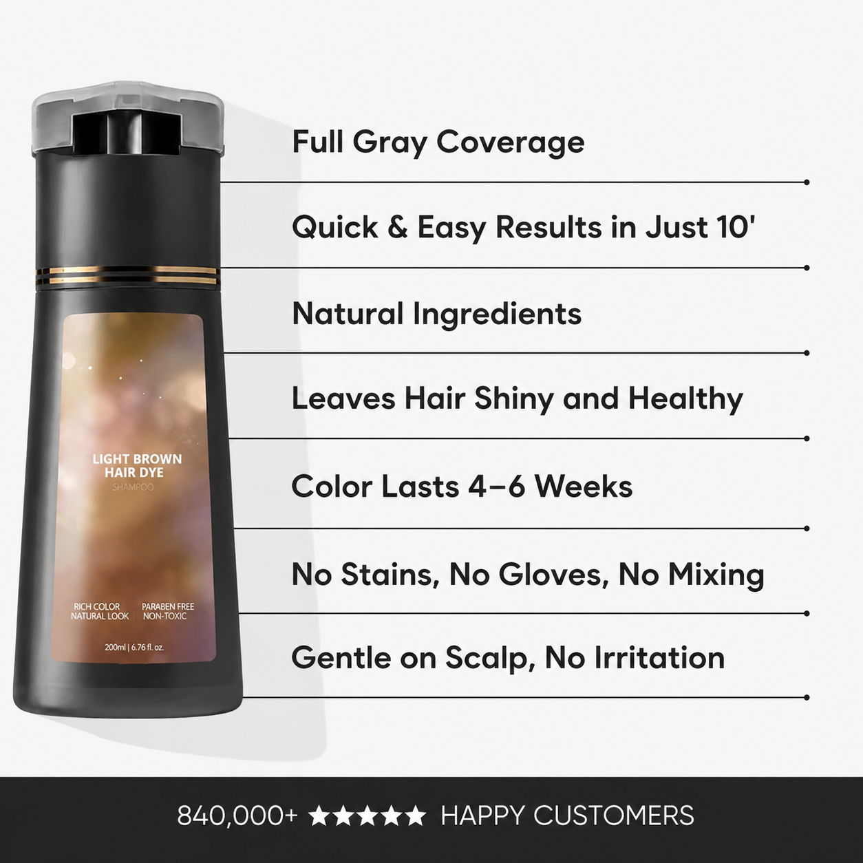 Instant Dye Shampoo