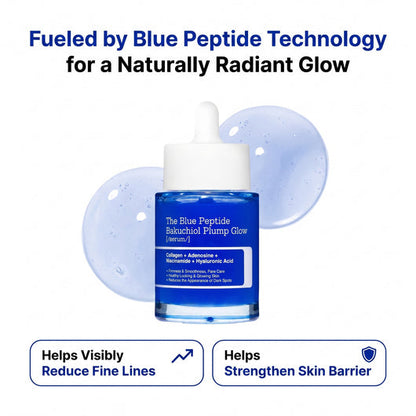 The Viral Blue Peptide Bakuchiol Plump Glow Serum