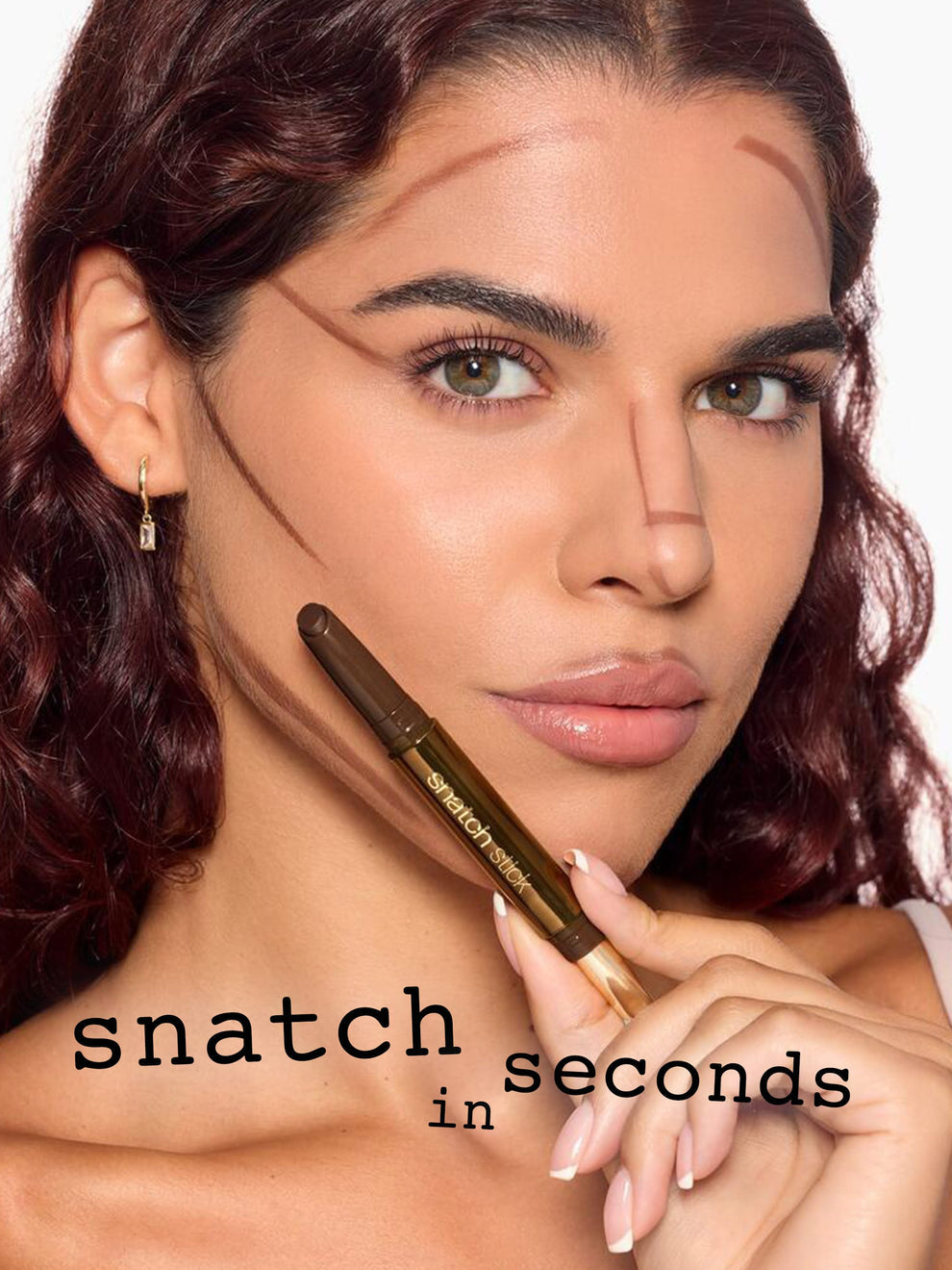 2-in-1 cream contour stick + built-in brush